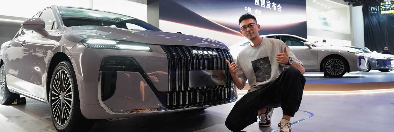 探馆成都车展，提前体验荣威M7 DMH，真·越级体验！